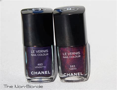 chanel le vernis taboo 583 dupchanel les 4 ombres mediterranean|NOTD: CHANEL LE Vernis 583 Taboo .